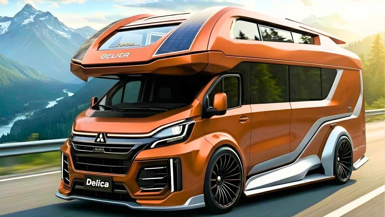 Mitsubishi Hybrid GrandTour Motorhome Revealed with 150 Km EV Range and Smart Off-Grid Luxury Setup